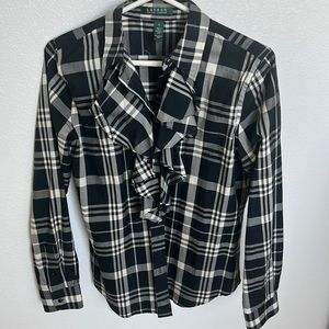 Ralph Lauren Ruffle button down